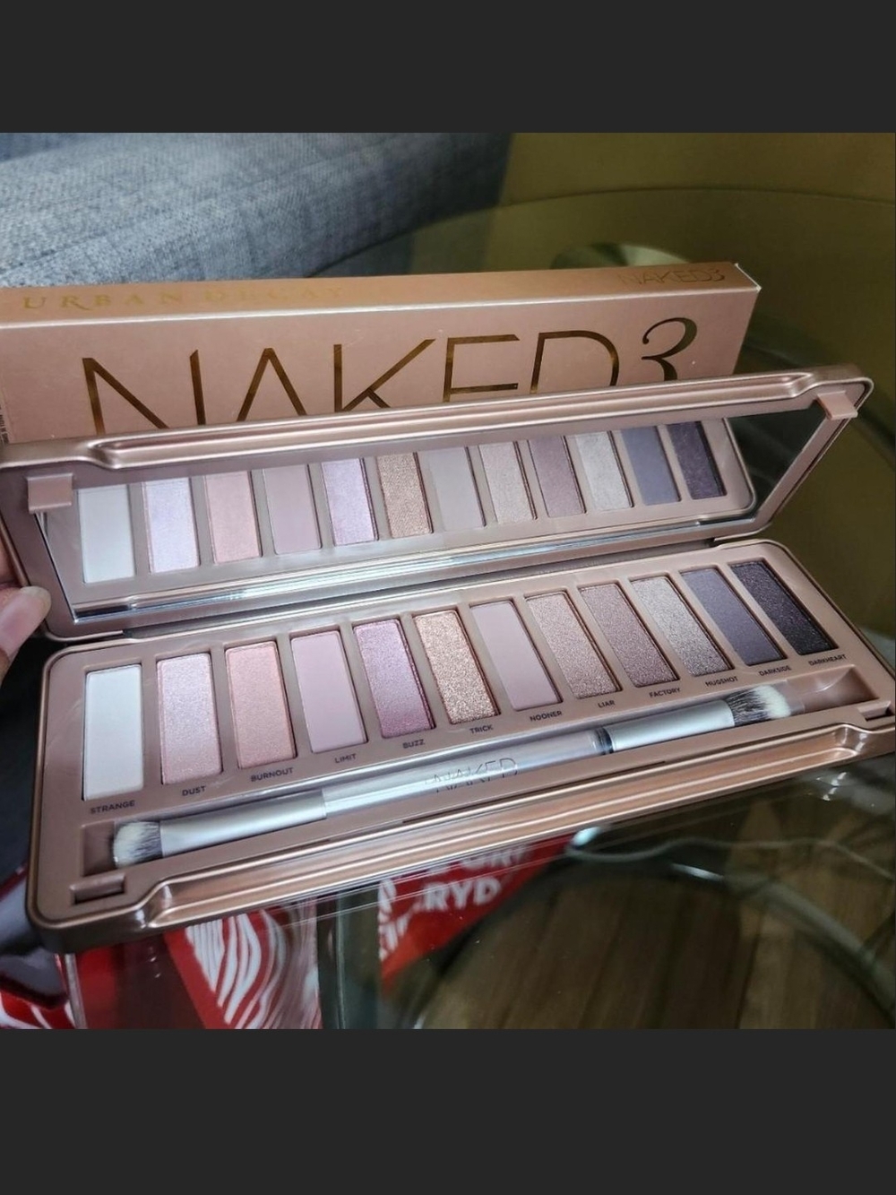 Urban Decay Naked 3 Eyeshadow Palette in Pink & Purple NWT